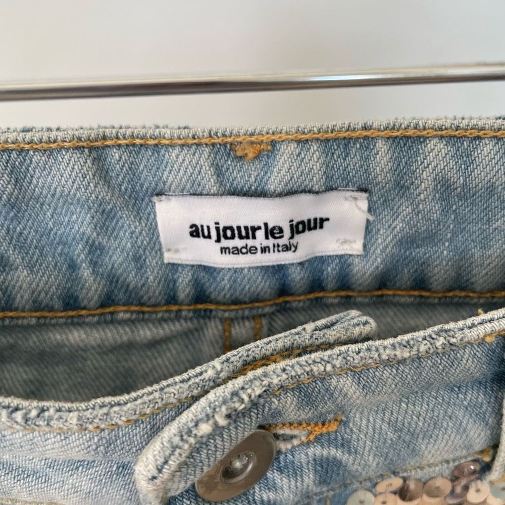 Au Jour Le Jour Sequins Banana Jeans - Picture 3 of 6